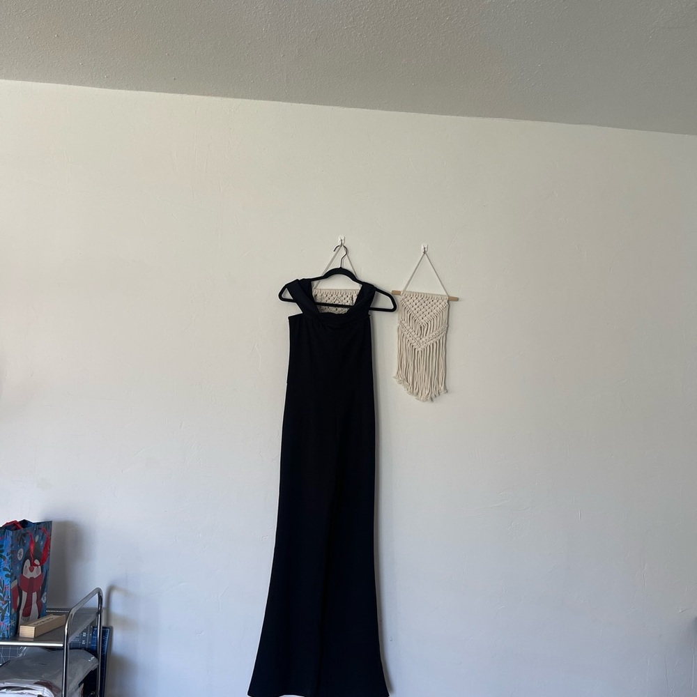 Revolve x By The Way Aubrey Off The Shoulder Black Jumpsuit - Picture 2 of 7